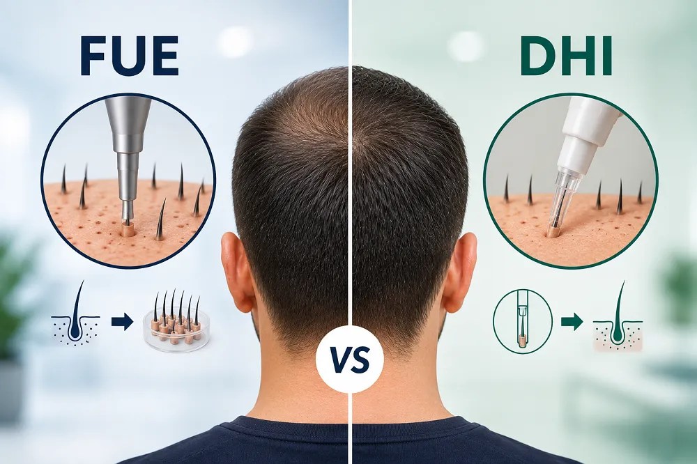 FUE vs DHI Hair Transplant